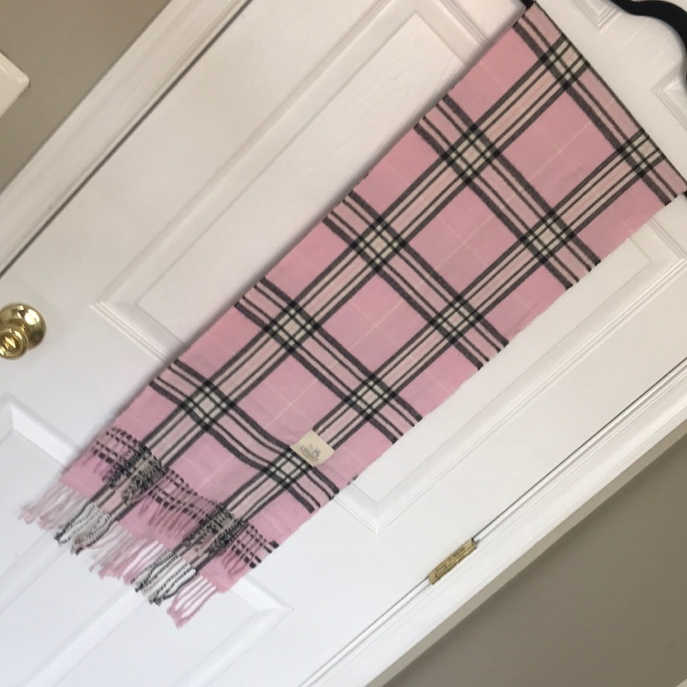 COACH Plaid Scarf
